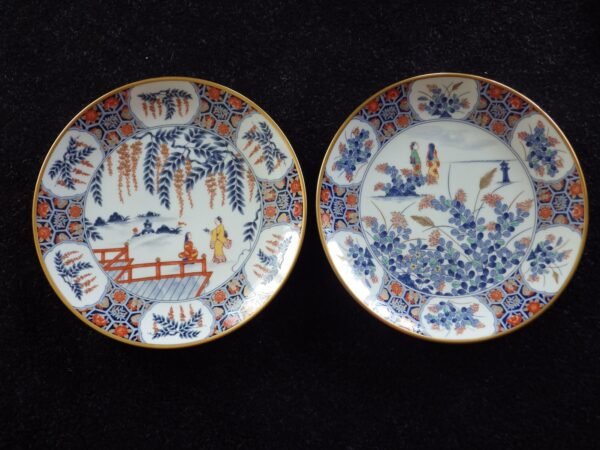 Collection de 6 Assiettes en Porcelaine Japonaise – Franklin Porcelain (1980) – Image 6