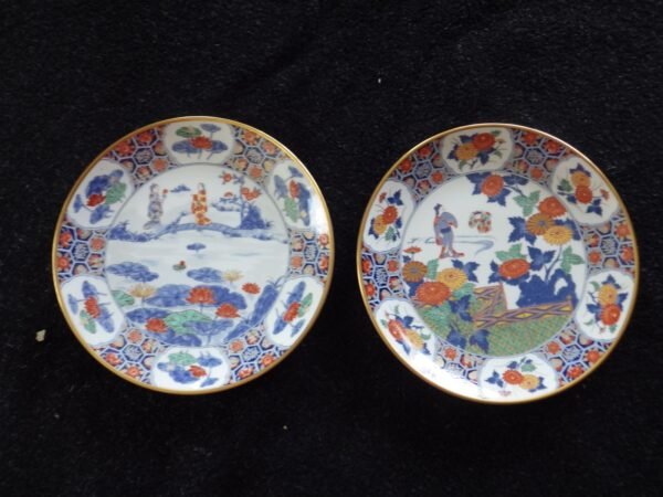 Collection de 6 Assiettes en Porcelaine Japonaise – Franklin Porcelain (1980) – Image 8