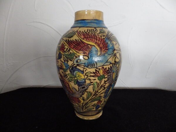 Dynastie Qajar - Vase - Poterie - Antique - Perse - XIXème