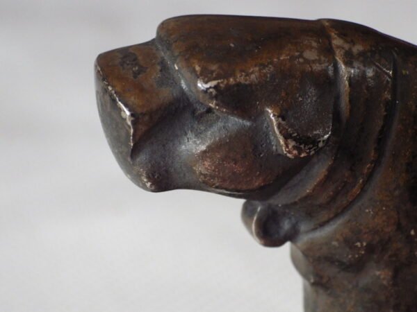 Charles-Maurice FAVRE-BERTIN (1887-1960) - Sculpture, Bulldog - 10.5 cm - Bronze argenté – Image 9