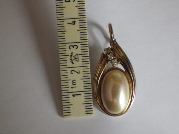 Pendentif Majorica en argent 925 plaqué or – Image 14