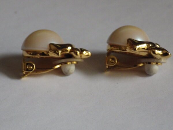 Nina Ricci - Plaqué or - Boucles d'oreilles - Clips / Noeuds – Image 4
