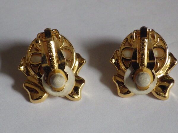 Nina Ricci - Plaqué or - Boucles d'oreilles - Clips / Noeuds – Image 6