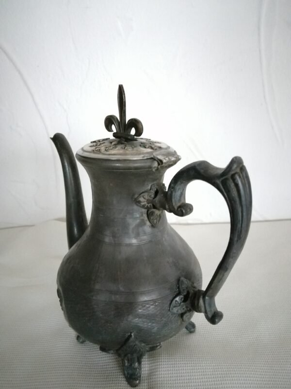 Ancienne cafetière en étain – Image 3