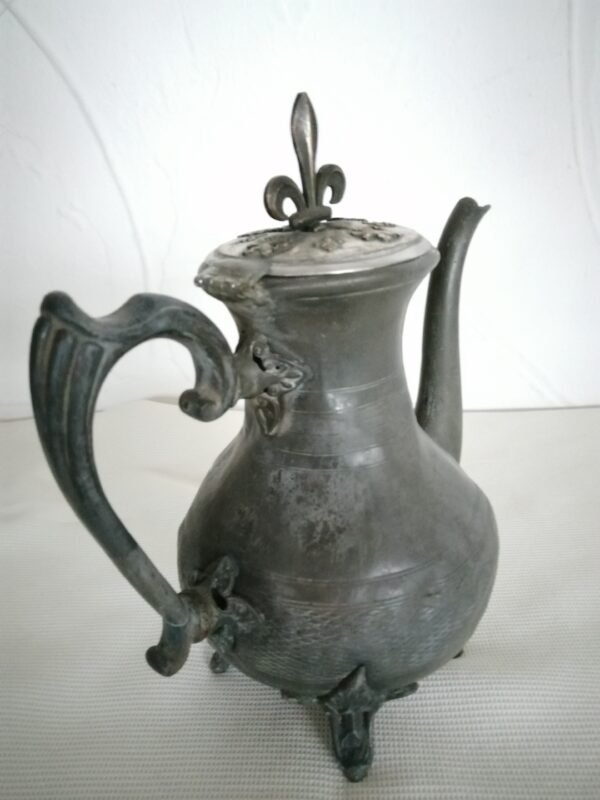 Ancienne cafetière en étain – Image 4
