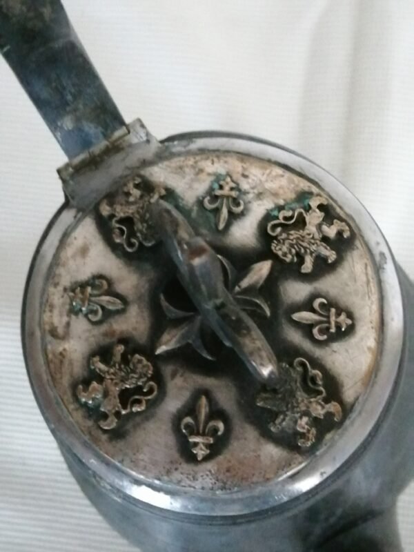 Ancienne cafetière en étain – Image 9
