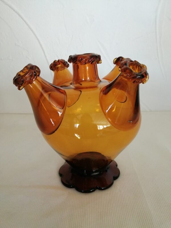 Rare vase en verre soufflé « Vetro Soffiato