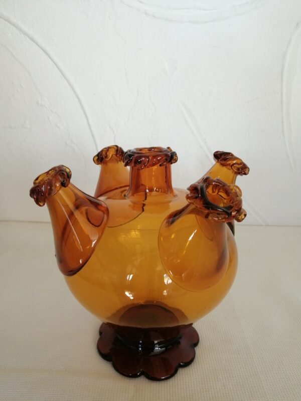 Rare vase en verre soufflé « Vetro Soffiato – Image 11