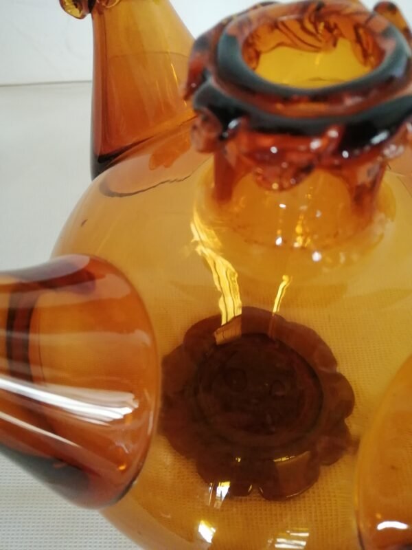 Rare vase en verre soufflé « Vetro Soffiato – Image 7